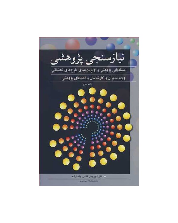 نیازسنجی پژوهشی مسئله یابی پژوهشی و اولویت بندی طرح های تحقیقاتی ویژه مدیران و کارشناسان واحدهای پژوهشی